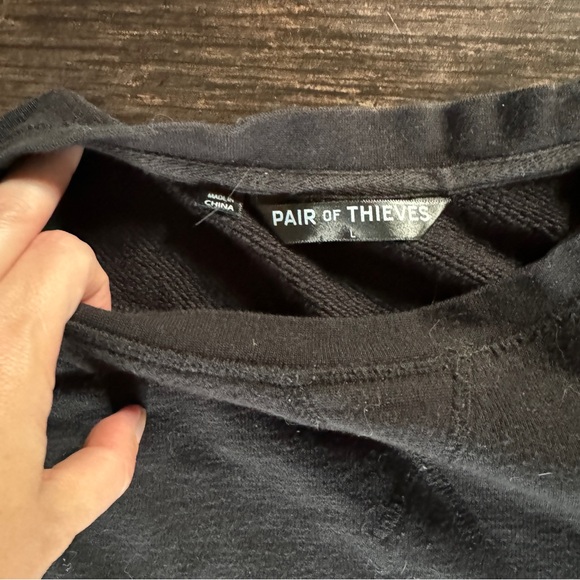 Pair of Thieves | Men’s Crewneck Sweatshirt | French Terry | Front Pocket | L - Picture 9 of 10